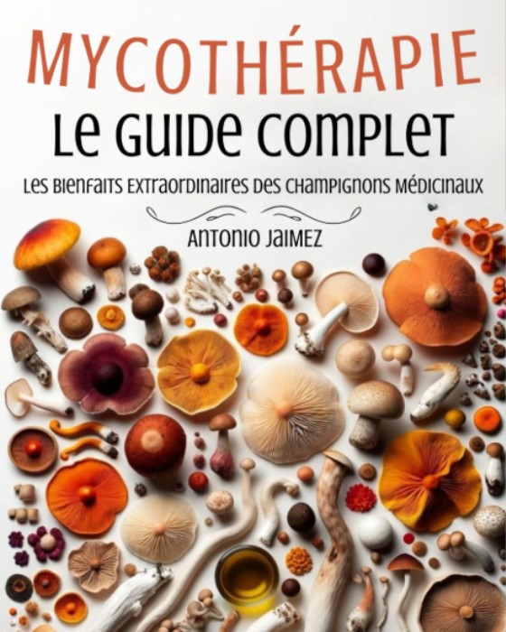 Livre de Antonio Jaimez sur champignons adaptogènes