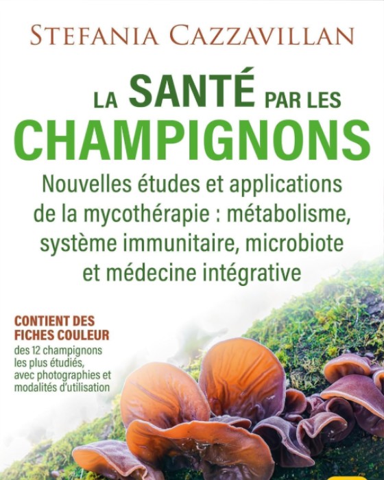 Livre de Stefania Cazzavillan sur champignons adaptogènes