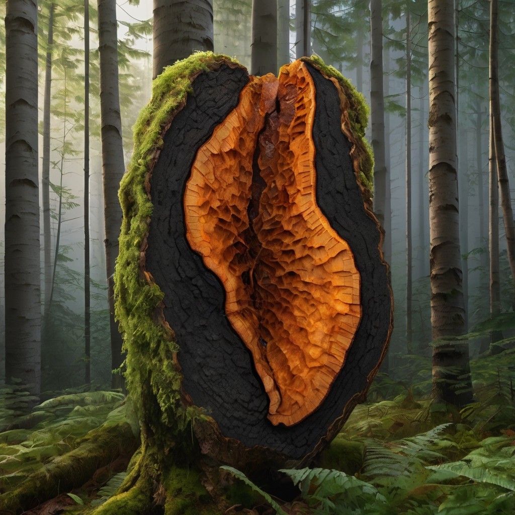 champignons adaptogènes Chaga