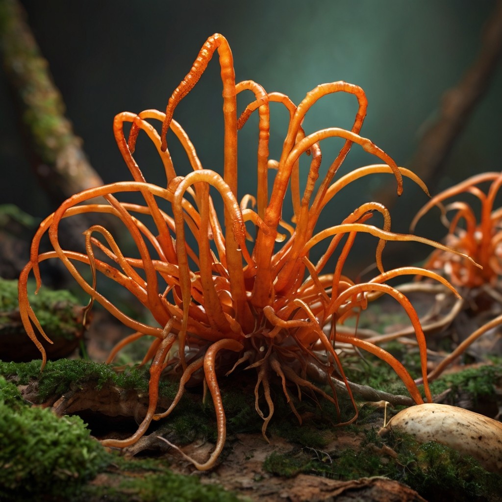champignons adaptogènes Cordyceps