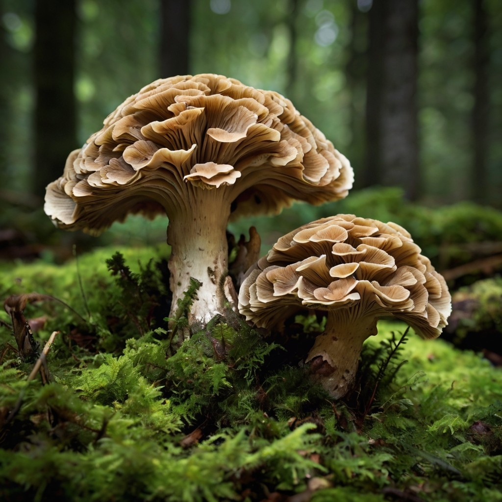 champignons adaptogènes Maitake