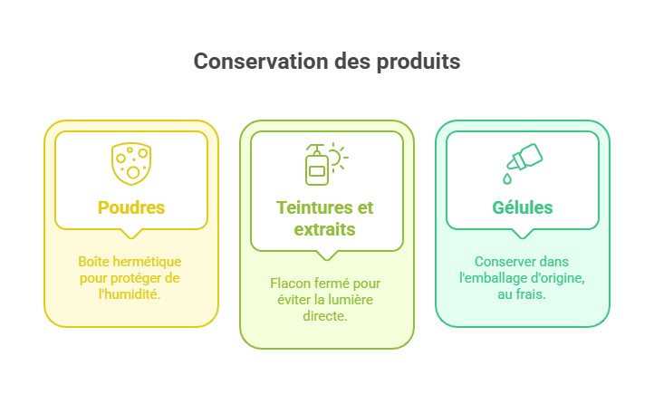 conservation des champignons adaptogènes